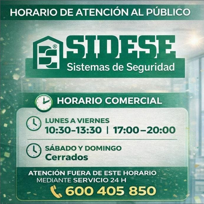 Nuevo Horario de Atención Comercial