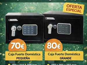 Oferta Especial Día del Padre – Cajas fuertes domésticas